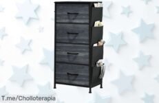 Cómoda cajonera de tela con 5 cajones extraíbles resistencia top precio loco y descuento brutal solo hoy aprovecha este super chollo nunca visto