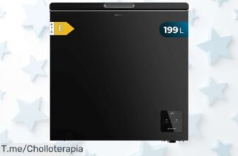 Congelador Cecotec 199L con compresor inverter y modo fast freezing para congelar rápido a un precio de ganga nunca visto ¡aprovecha este ofertón antes que se acabe!