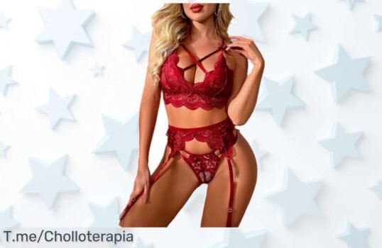 Conjunto de lencería sexy Satohom diseño irresistible con tirantes liguero un ofertón nunca visto precio loco actúa ya que vuelan las unidades principal oportunidad
