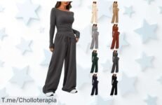Conjunto de salón mujer con bolsillos prácticos que realza tu figura a un precio loco y descuento brutal oferta limitada no dejes pasar este super chollo único