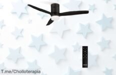 Consigue el ventilador de techo ultra silencioso con seis velocidades y temporizador un ofertón nunca visto que cambiará tu verano precio de ganga limitado actúa ya