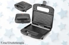 Consigue la Huslog tostadora con placas antiadherentes y seguridad integrada, un ofertón con precio de ganga nunca visto que vence pronto ¡aprovecha ya este descuento brutal!