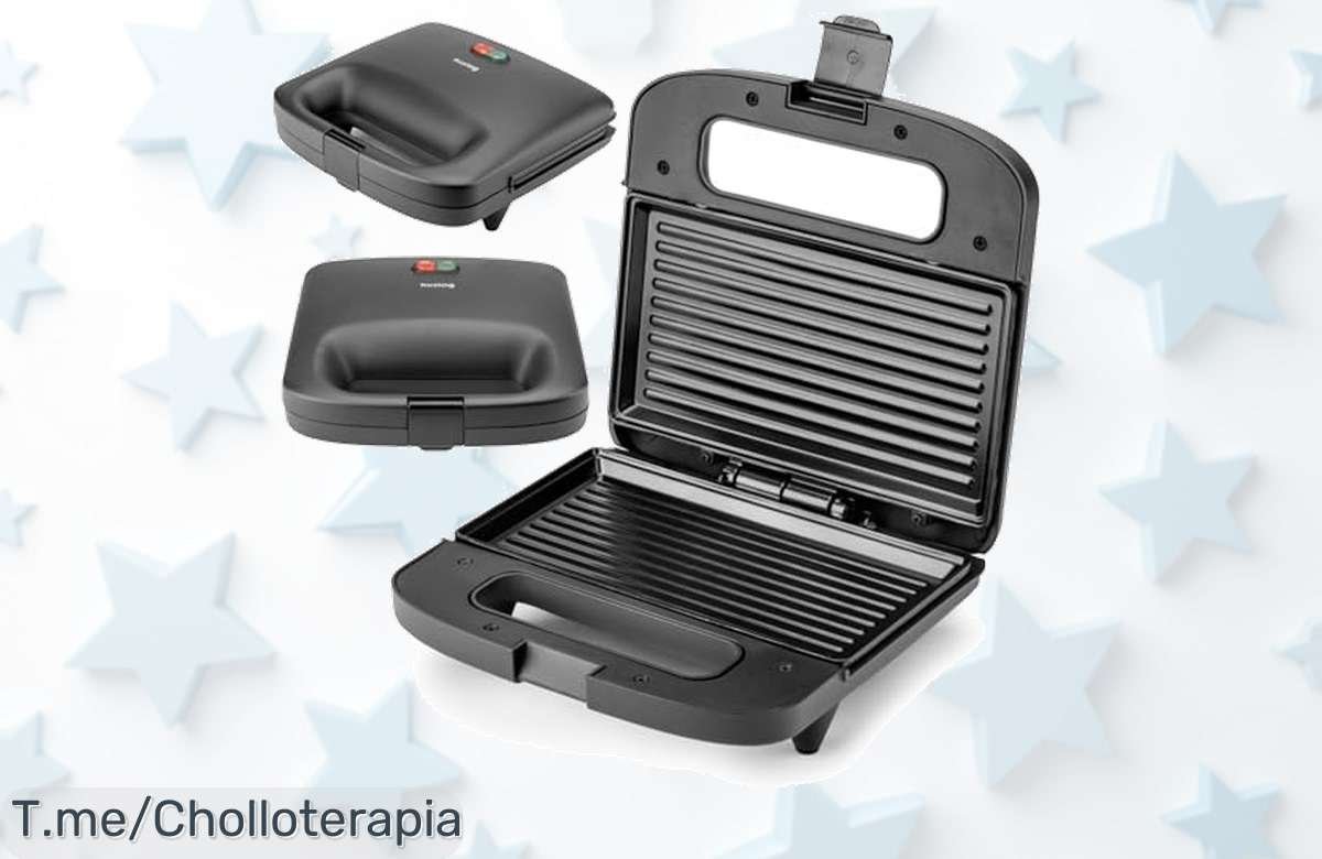 Consigue la Huslog tostadora con placas antiadherentes y seguridad integrada, un ofertón con precio de ganga nunca visto que vence pronto ¡aprovecha ya este descuento brutal!