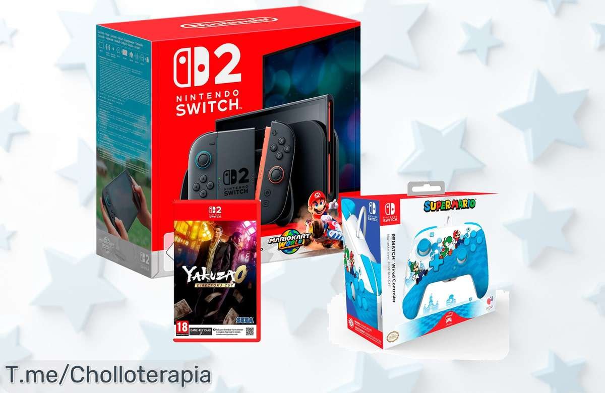 Consigue la consola Switch 2 con mando Rematch y dos juegos hoy ¡ofertón nunca visto con descuento brutal y precio de ganga solo por tiempo limitado actúa ya!