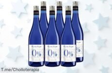 Consigue seis botellas de vino blanco sin alcohol con sabor auténtico y aromas frescos nunca vistos a un precio loco aprovecha este ofertón de descuento brutal ¡Date prisa!