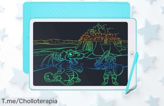 Coolzon tableta de escritura LCD 15 para niños con pegatinas gratis línea ajustable y borrar fácil precio loco no esperes más aprovecha este ofertón nunca visto actúa ya