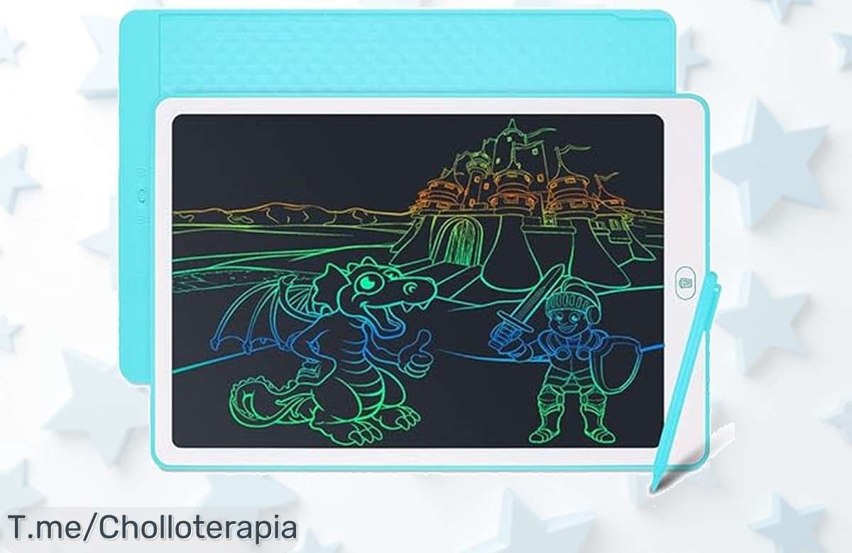 Coolzon tableta de escritura LCD 15 para niños con pegatinas gratis línea ajustable y borrar fácil precio loco no esperes más aprovecha este ofertón nunca visto actúa ya