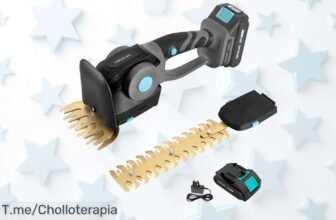 Cortasetos Cecotec 2en1 cuchillas de titanio y motor brushless con batería que dura mucho super chollo por tiempo limitado corre antes de que suba el ofertón nunca visto