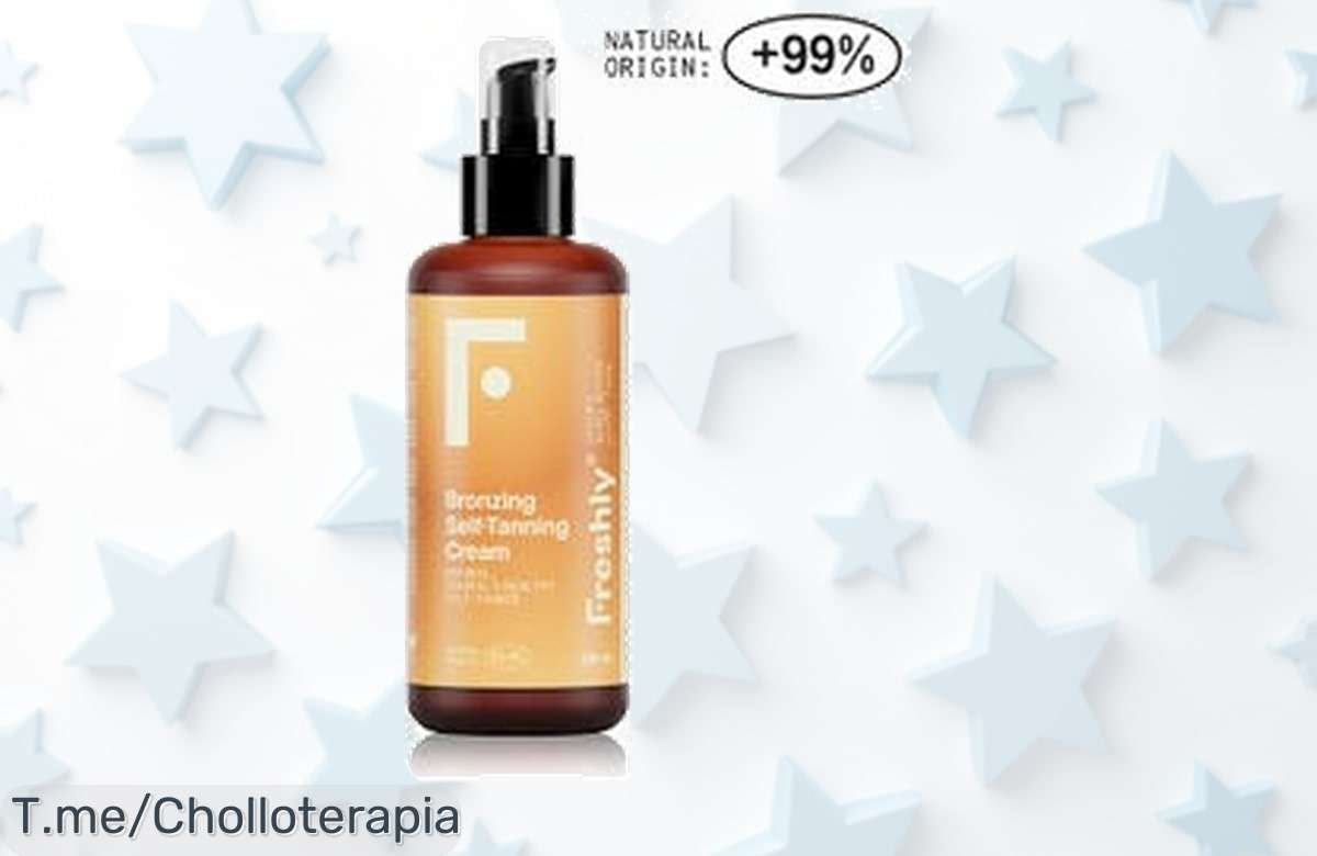 Crema autobronceadora bronzing radiance con frescura única y bronceado rápido aprovecha este ofertón de precio loco antes que el super chollo desaparezca ¡corre ya!