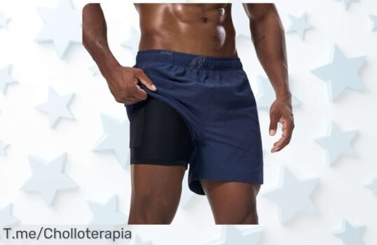 Danfiki pantalones cortos 2 en 1 con soporte muscular y bolsillos infinitos el ofertón que mejora tu rendimiento a un precio loco compra ahora antes que vuelen
