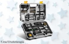 Deko caja de herramientas con 148 piezas anti óxido súper resistentes un super chollo que transforma tus arreglos en casa y coche aprovecha este descuento brutal ya