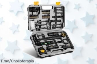 Deko caja de herramientas con 148 piezas anti óxido súper resistentes un super chollo que transforma tus arreglos en casa y coche aprovecha este descuento brutal ya