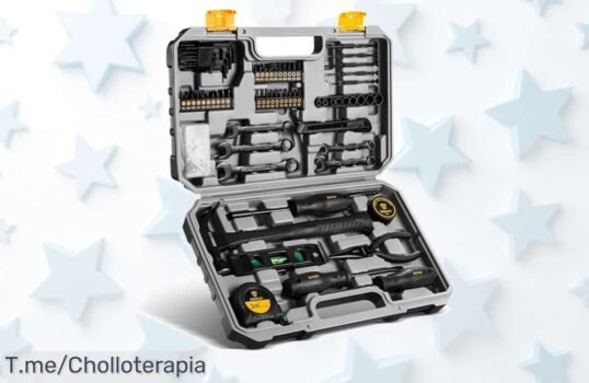Deko caja de herramientas con 148 piezas anti óxido súper resistentes un super chollo que transforma tus arreglos en casa y coche aprovecha este descuento brutal ya