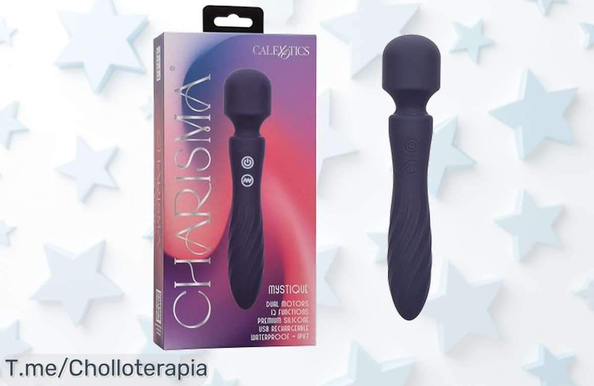 Descubre CalExotics Carisma Mystique con doble motor y 12 modos vibrantes disfruta de un precio de ganga nunca visto ¡aprovecha este super chollo ya antes que termine!