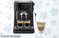 Descubre DeLonghi Stilosa con bomba potente para espresso perfecto y brazo de vapor único aprovecha este ofertón con descuento brutal precio loco que vuela compra ya ¡no esperes más!