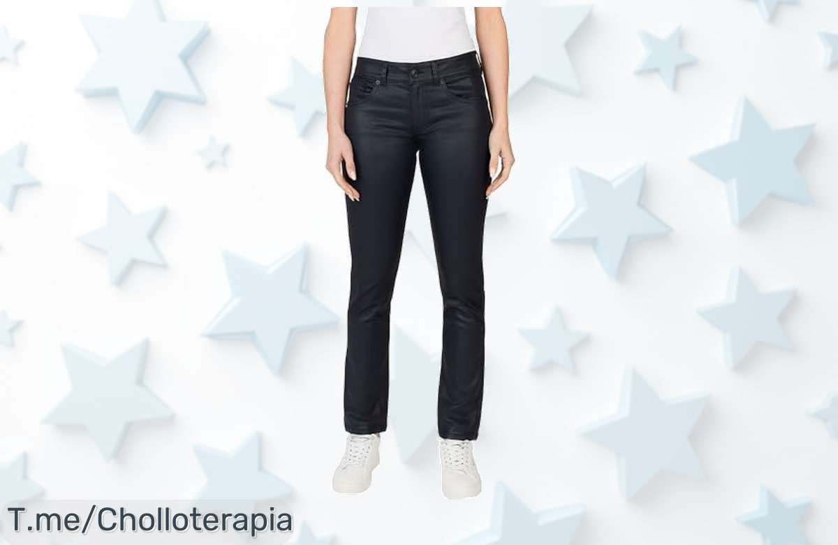 Descubre Pepe Jeans Slim negro talla 26W/32L mujer con talle bajo el ofertón que realza tu estilo a un precio loco descuento brutal nunca visto ¡compra ya antes que se agoten!