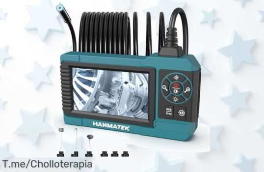Descubre el Hanmatek endoscopio con cable de 5m y pantalla HD para ver todo en lugares imposibles precio loco y descuento brutal por tiempo limitado corre que es un ofertón único