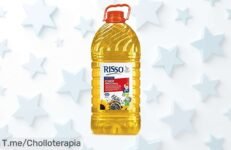 Descubre el aceite Risso 5L con resistencia hasta 250 grados un precio loco para frituras crujientes sin olores aprovecha este ofertón y corre antes que se acabe