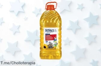 Descubre el aceite Risso 5L con resistencia hasta 250 grados un precio loco para frituras crujientes sin olores aprovecha este ofertón y corre antes que se acabe