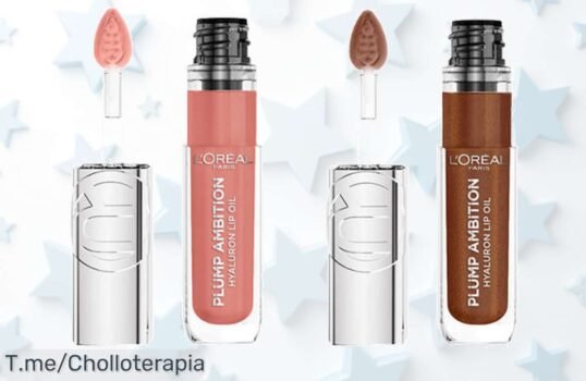 Descubre el aceite labial voluminizador l'Oréal con ácido hialurónico en tonos irresistibles un ofertón de precio loco para lucir labios llenos y brillantes compra ya antes que se acabe