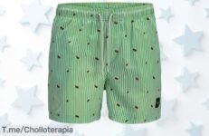 Descubre el bañador mini rayas de Jack & Jones con un descuento brutal que nunca viste antes precio loco y oferta limitada corre ya por este super chollo