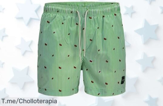 Descubre el bañador mini rayas de Jack & Jones con un descuento brutal que nunca viste antes precio loco y oferta limitada corre ya por este super chollo
