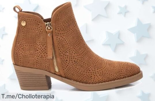 Descubre el botín mujer camel con tacón ancho único diseño super chulo la comodidad que mereces precio de ganga y oferta limitada ¡aprovecha este ofertón ya mismo!