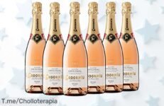 Descubre el cava rosado brut con burbujas finas un super chollo con sabor suave y frutal que no puedes dejar pasar aprovecha este descuento brutal precio de ganga por tiempo limitado