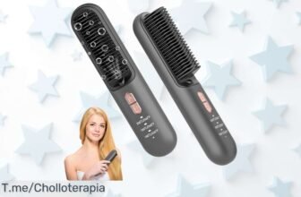 Descubre el cepillo alisador GuKKK con iones negativos que elimina frizz y alisa sin tirones aprovecha este super chollo con descuento brutal ¡oferta limitada precio loco!