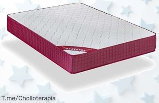 Descubre el colchón Dormio Zafiro con sistema antiácaros y ventilación top por un precio loco que nunca viste disfruta del mejor descanso ya aprovecha este super chollo limitado