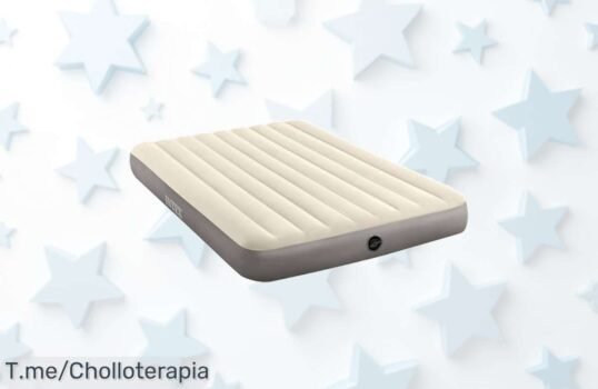 Descubre el colchón hinchable intex con tecnología FiberTech precio de ganga y resistencia increíble aguanta hasta 272 kg ¡un ofertón único que se agota ya!