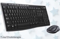 Descubre el combo teclado y ratón inalámbrico Logitech MK270 con conexión súper estable y teclas silenciosas oferta única nunca vista que no puedes dejar pasar ¡aprovecha este super chollo ya!