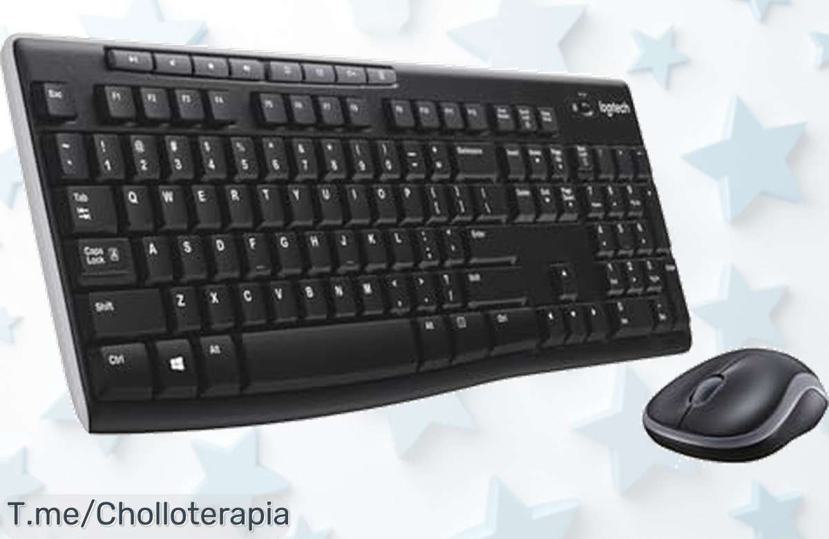 Descubre el combo teclado y ratón inalámbrico Logitech MK270 con conexión súper estable y teclas silenciosas oferta única nunca vista que no puedes dejar pasar ¡aprovecha este super chollo ya!