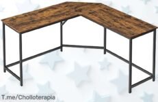 Descubre el escritorio en L súper sólido y gigante que transforma tu espacio con orden total precio loco y descuento brutal que no volverás a ver corre antes es un super chollo único