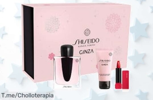 Descubre el estuche Ginza Shiseido Eau Parfum con aroma único que deslumbra cada día precio loco y descuento brutal nunca visto aprovecha ya este ofertón limitado