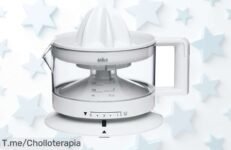 Descubre el exprimidor Braun TributeCollection con giro doble y pulpa ajustable disfruta de más jugo en un diseño que enamora aprovecha este ofertón precio loco limitado ¡compra ya!