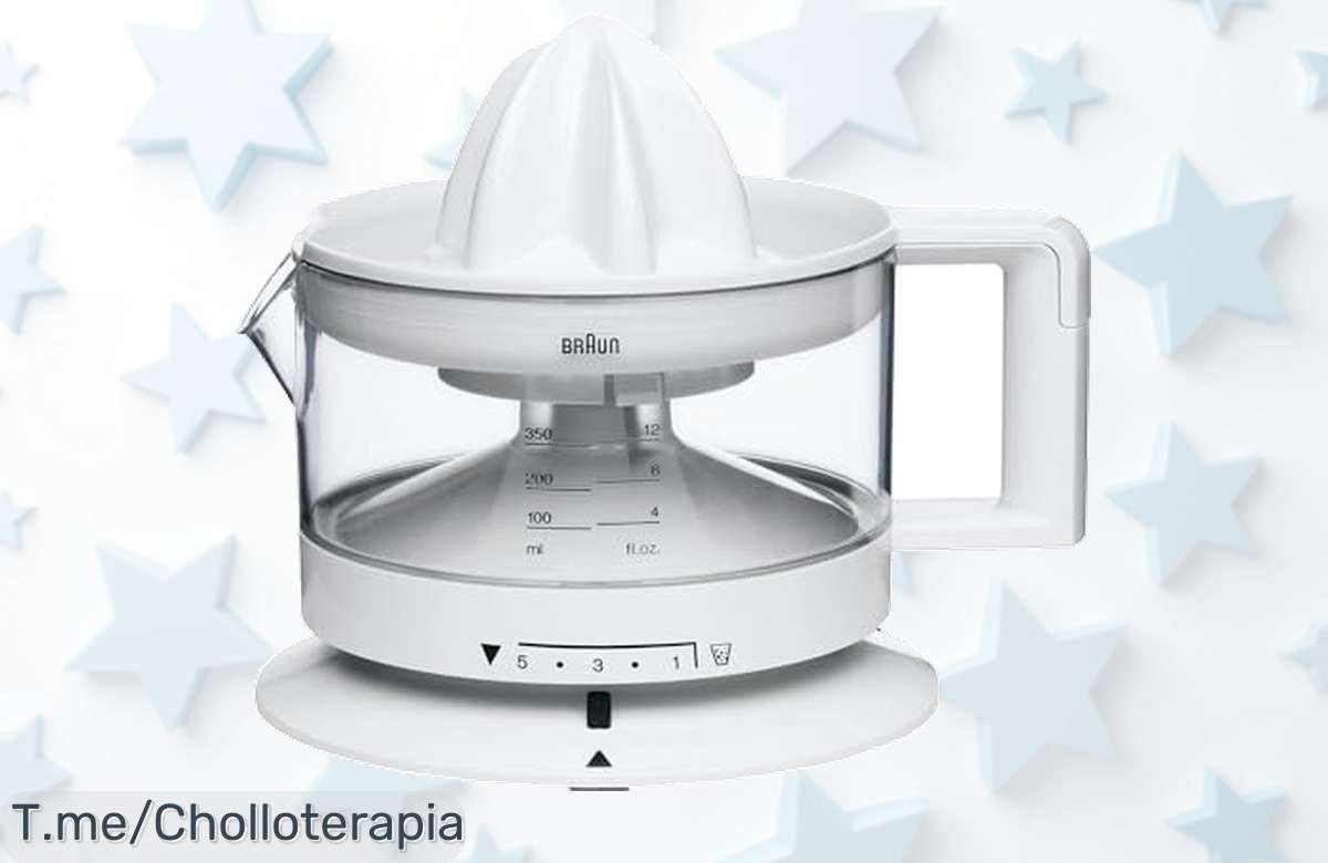 Descubre el exprimidor Braun TributeCollection con giro doble y pulpa ajustable disfruta de más jugo en un diseño que enamora aprovecha este ofertón precio loco limitado ¡compra ya!