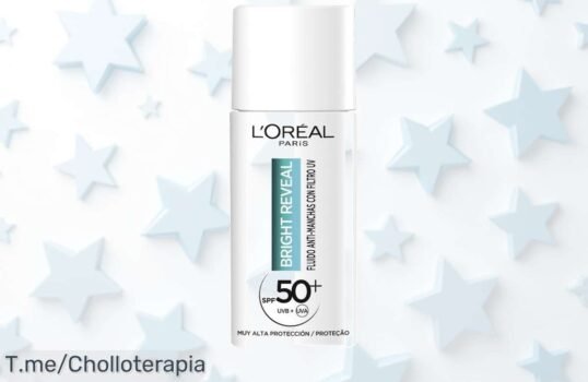 Descubre el fluido hidratante L’Oréal Bright Reveal con SPF50+ que elimina manchas y protege tu piel ¡ofertón con descuento brutal, precio loco y único por tiempo limitado!
