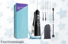 Descubre el irrigador dental portátil con 8 boquillas y limpieza rápida en solo un minuto precio loco descuento brutal oferta limitada actúa ya antes que se acabe