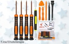 Descubre el kit completo para limpiar consolas con destornilladores magnéticos y mango antideslizante precio loco descuento brutal oferta limitada corre ya por este super chollo nunca visto