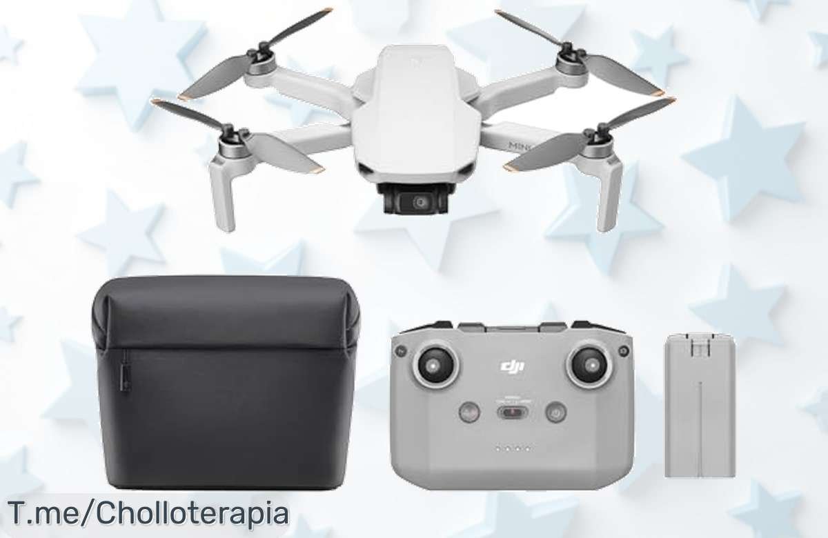 Descubre el kit de drone DJI Mini con cámara 4K y estabilización única disfruta hasta 62 minutos volando con un descuento brutal precio de ganga que no puedes perder corre ya
