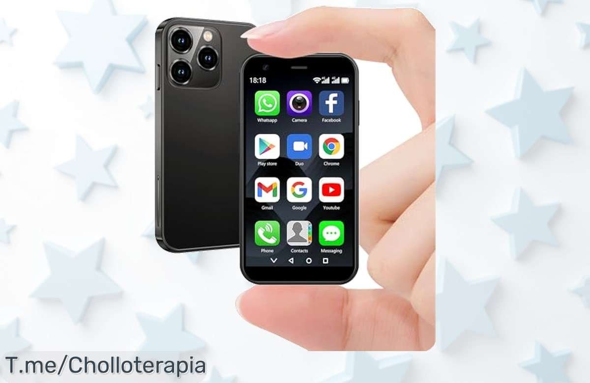 Descubre el mini teléfono 4G con pantalla HD súper rápido y batería larga duración a un precio loco nunca visto corre ya porque este ofertón de ganga es por tiempo limitado