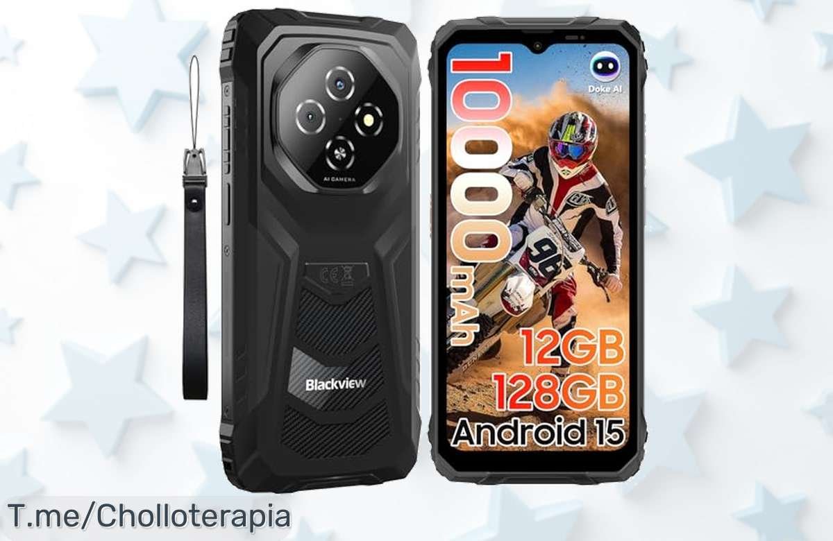 Descubre el móvil irrompible Blackview Fort 1 con batería bestial de 10000mAh y super potencia; ofertón único con descuento brutal que vuela rápido, compra ya precio loco