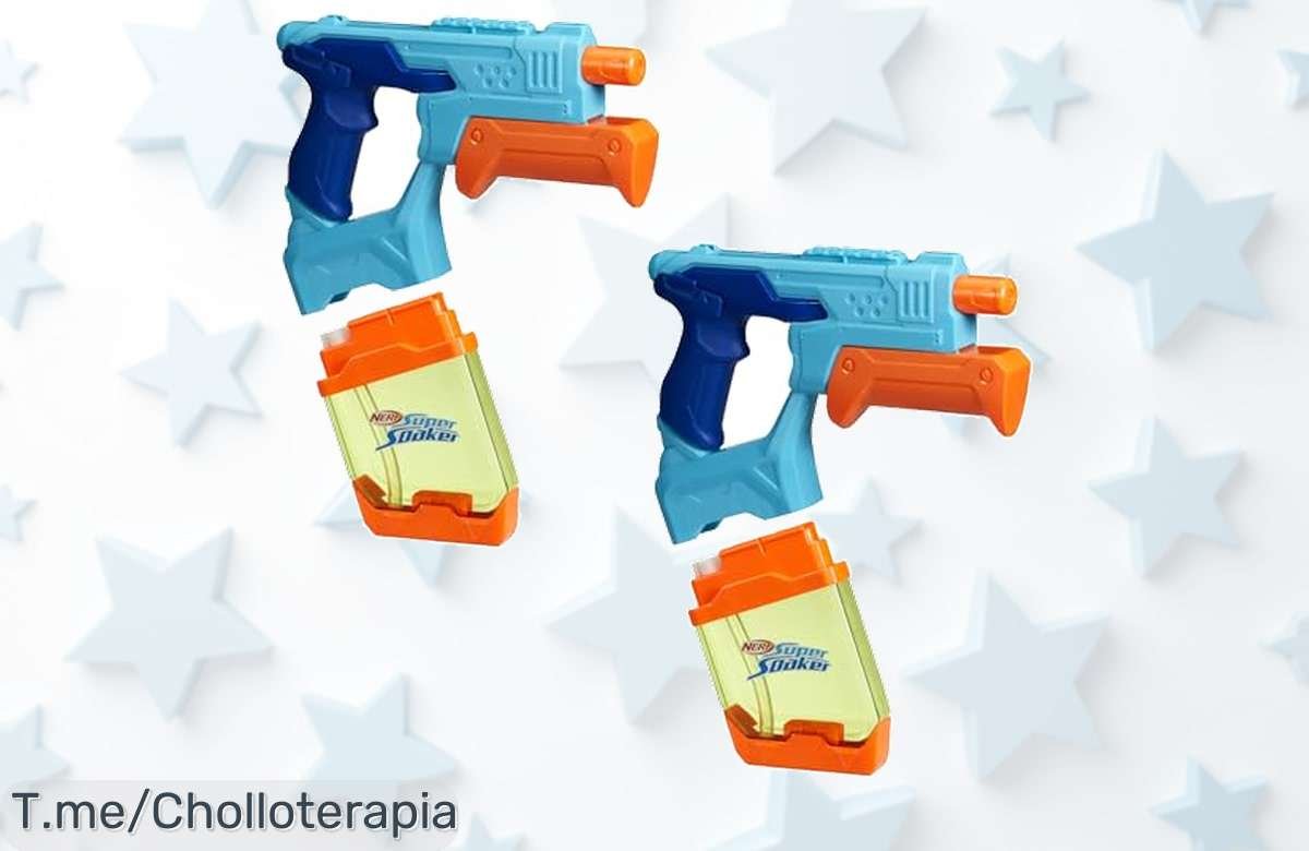 Descubre el nerf super soaker dunkfill 2pack con llenado ultrarrápido y doble diversión disfruta ahora este súper chollo a precio de ganga ¡ofertón nunca visto corre ya!