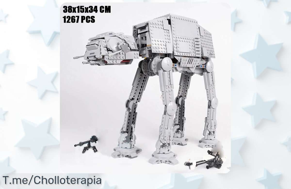 Descubre el ofertón loco de bloques AT-AT DIY con figuras que encantan a niños y adultos precio de ganga nunca visto aprovecha antes que se acabe