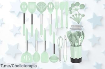 Descubre el pack Dld 33 utensilios que no se doblan ni dañan, resistentes hasta 230 grados con un descuento brutal y precio loco ¡aprovecha este ofertón único ya!