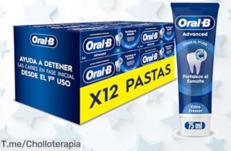Descubre el pack OralB Advanced con efecto fortificante y sabor fresquito un super chollo a precio loco que detiene caries rápido aprovecha este ofertón nunca visto ya