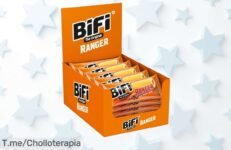 Descubre el pack de 20 salchichas BiFi Ranger en hojaldre con proteínas que te dan energía, un ofertón nunca visto y precio loco solo disponible por tiempo limitado ¡corre!