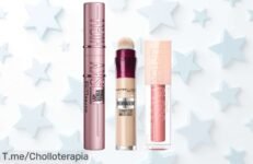 Descubre el pack rutina Maybelline con máscara Sky High que alarga como nunca y labial brillante un super chollo con descuento brutal ¡oferta limitada, corre ya!