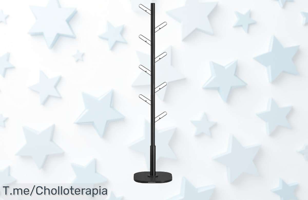 Descubre el perchero árbol con 8 ganchos único que aguanta montones de ropa a un precios de ganga nunca visto ¡ofertón limitado, corre antes que vuelen!